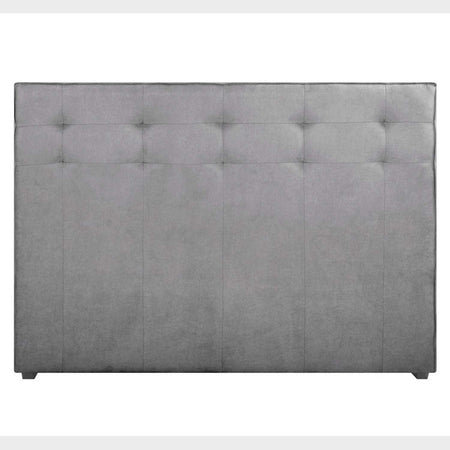 Cabecera queen size Toliman color gris vista frontal