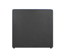 Cabecera individual Toliman en color oscuro con diseño simple y elegante, perfecta para un dormitorio acogedor.