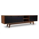 Mueble de tv Evo 200 cm en acabado nogal