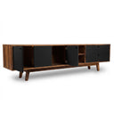 Mueble de tv Evo 200 cm en acabado nogal