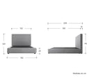 Cama queen size Raquel
