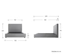 Cama queen size Raquel