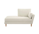 Chaise Brazo Derecho Levanto con Base de Encino Sólido
