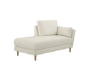 Chaise Brazo Derecho Levanto con Base de Encino Sólido