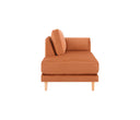 Chaise Brazo Derecho Levanto con Base de Encino Sólido