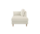 Chaise Brazo Izquierdo Levanto con Base de Encino Sólido