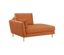 Chaise Brazo Izquierdo Levanto con Base de Encino Sólido