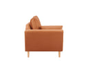 Chaise Brazo Izquierdo Levanto con Base de Encino Sólido