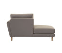 Chaise Brazo Derecho Levanto con Base de Encino Sólido