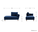 Chaise brazo derecho Levanto
