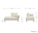 Chaise brazo derecho Levanto