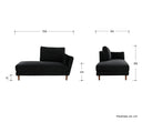 Chaise brazo derecho Levanto