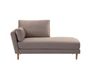 Chaise Brazo Izquierdo Levanto con Base de Encino Sólido