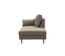 Chaise Brazo Izquierdo Levanto con Base de Encino Sólido