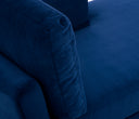 Chaise Brazo Izquierdo Levanto con Base de Nogal Sólido