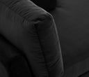 Chaise Brazo Izquierdo Levanto con Base de Nogal Sólido