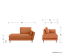 Chaise brazo derecho Levanto