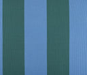 Cojín impermeable Mutis con diseño geométrico en tonos azules y verdes, ideal para decorar interiores y exteriores.