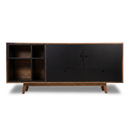 Credenza Evo 180 cm en acabado nogal