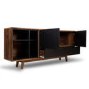 Credenza Evo 180 cm en acabado nogal