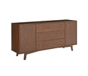 Credenza Serdan en acabado Nogal