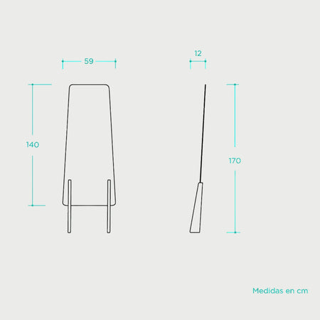 Espejo de piso Cuitxa