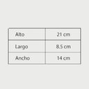 Florero de vidrio 32 cm Margot