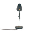 Lámpara de mesa Azalea con pantalla cónica y brazo ajustable, en tonos oscuros, ideal para dar un toque moderno a tu espacio.