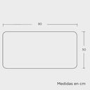 Diagrama de medidas del tapete de entrada Mabel en centímetros
