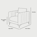 medidas sillon marina