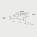 Sofa 3 cuerpos Emilia