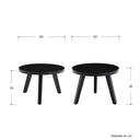 Mesa de centro 60 cm Xocos