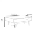 Mesa de centro 120 cm Cuauhtémoc