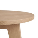 Mesa lateral 45 cm Evo en acabado encino
