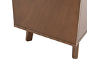 Mueble de bar Serdán en tono café, con un diseño moderno y elegante, ideal para cualquier espacio de tu hogar.