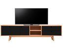 Mueble de tv Evo 200 cm en acabado encino