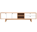 Mueble de tv Evo 200 cm en acabado encino