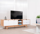 Mueble de tv Evo 200 cm en acabado encino