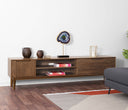 Mueble de tv Talitha 200 cm en acabado nogal