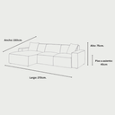 sala esquinera izquierda Otto