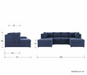 Sala modular 4 cuerpos Amil