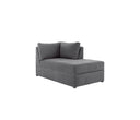 Sala modular 4 cuerpos Amil en color gris oscuro