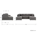 Sala modular 4 cuerpos Amil