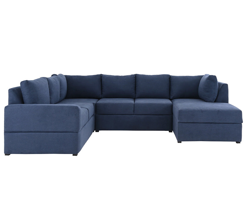 Sala modular derecha Amil en color azul