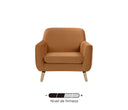 Sillón Jitotol  en acabado terciopelo