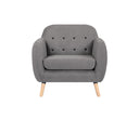 Sillon San Blas con Patas de Madera en Acabado encino
