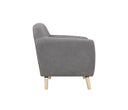 Sillon San Blas con Patas de Madera en Acabado encino