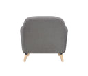 Sillon San Blas con Patas de Madera en Acabado encino