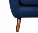 Sillon San Blas con Patas de Madera en Acabado nogal