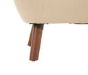 Sillon San Blas con Patas de Madera en Acabado nogal